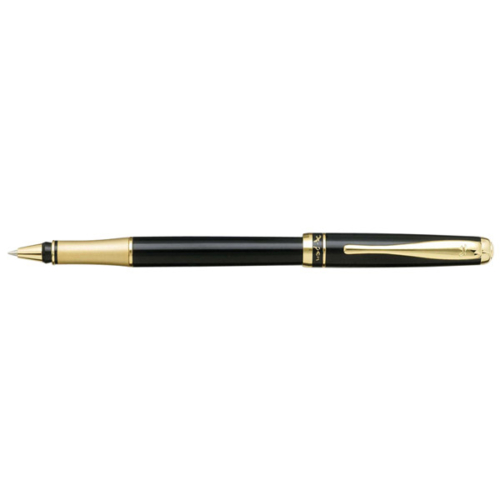 עט רולר | נובו Novo שחור קליפס זהב מסדרת עטי יוקרה X-PEN