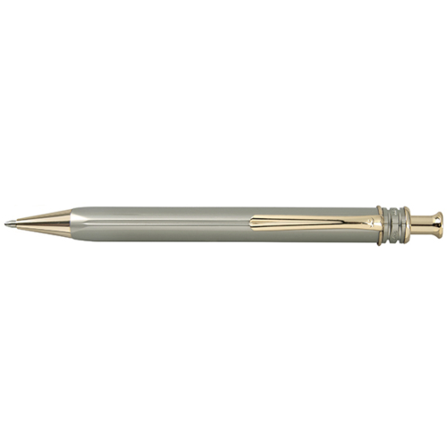 עט כדורי | טריפל TRIPLE-X פנינה קליפס זהב עט מעוצב גוף משולש מסדרת עטי יוקרה X-PEN