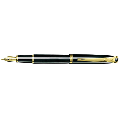 עט נובע | אאורה Aura שחור קליפס זהב מסדרת עטי יוקרה X-PEN