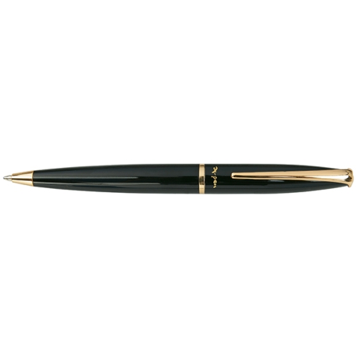 עט כדורי | פנינסולה Peninsula שחור קליפס ציפוי זהב 18k מסדרת עטי יוקרה X-PEN