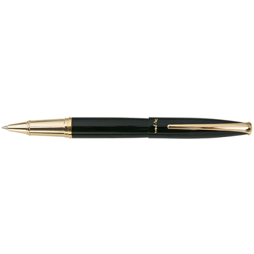 עט רולר | פנינסולה Peninsula Gold שחור קליפס ציפוי זהב 18kמסדרת עטי יוקרה X-PEN