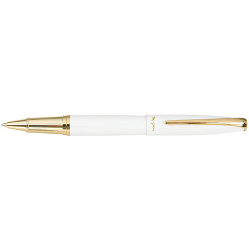 עט רולר | פנינסולה Peninsula Gold לבן קליפס ציפוי זהב 18k מסדרת עטי יוקרה X-PEN