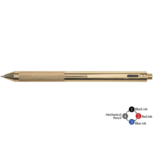 עט בירו Bureau כדורי – עפרון זהב עט בעל מנגנון חכם