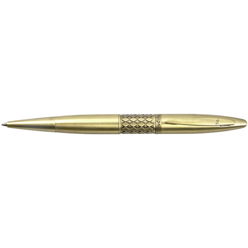 עט כדורי | אמפייר EMPIRE זהב מט עט מעוצב משבצות מסדרת עטי יוקרה X-PEN