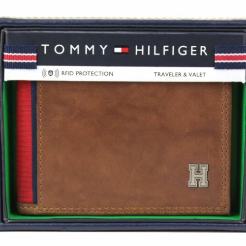 ארנק Tommy Hilfiger עור לגבר “צבע חום” 31TL240004