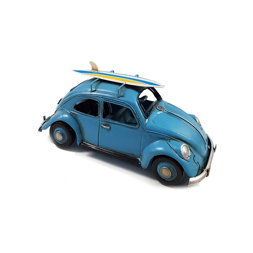 מכונית רטרו “חיפושית” עם גלשן כחול za4479