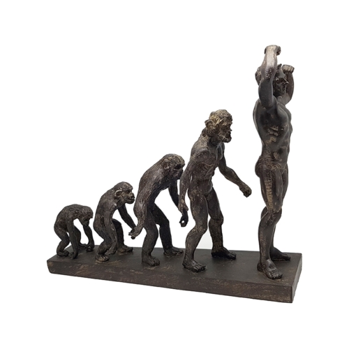 פסל אבולוציה – 5 דמויות על בסיס za4229