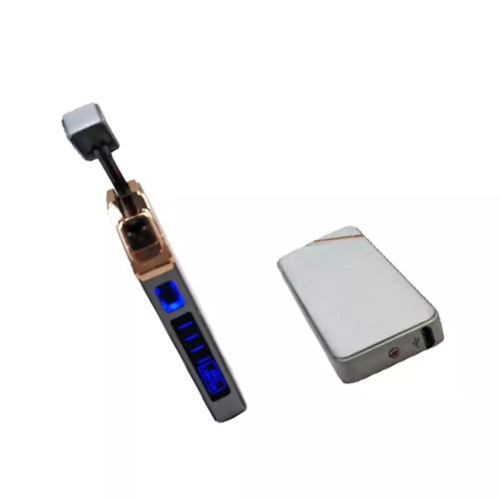 מצית USB זרמים במראה קלאסי MA 8220-14 – כסף