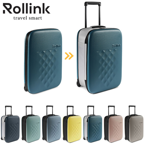 מזוודה מתקפלת דקה עליה למטוס 21” | Rollink | Flex Vega