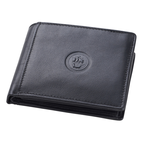 ארנק עור אמיתי לגבר | תא למטבעות ו-8 תאים לכרטיסים