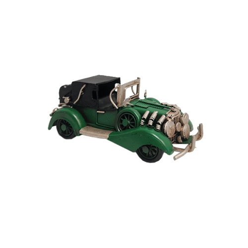 מכונית רטרו ירוקה