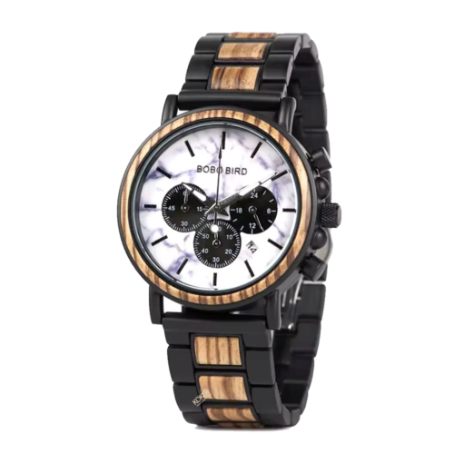 שעון יד מעץ לגבר BOBOBIRD