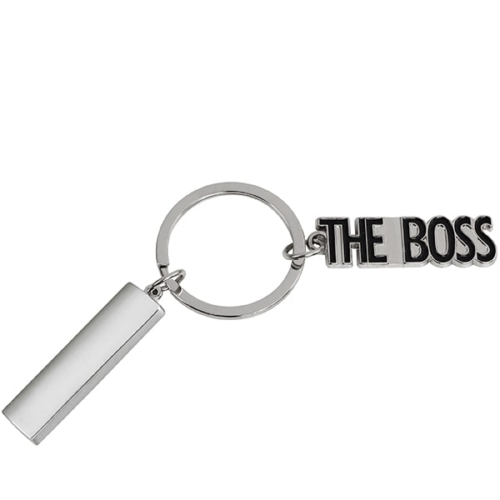 מחזיק מפתחות “הבוס THE BOSS” עם חריטה אישית