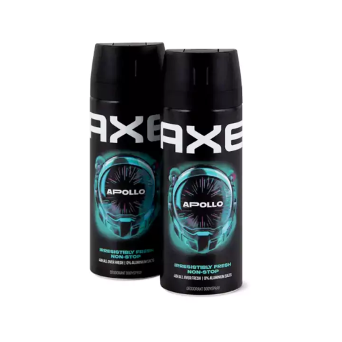 זוג אקס דאודורנט ספריי גוף אפולו | AXE Apollo