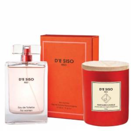 קלאסיק דה סיסו רד – מארז בושם 100 מ”ל + נר ריחני