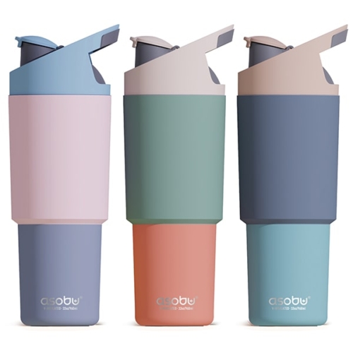 ספל תרמי ענק COSMIC 960 מ”ל – חם/קר עם קש סיליקון